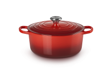 Le Creuset Br�ter rund 28cm 6,7l - kirschrot