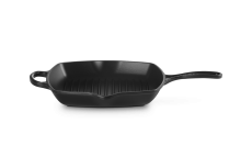 Le Creuset Grillpfanne quadratisch 26x26 cm - schwarz matt