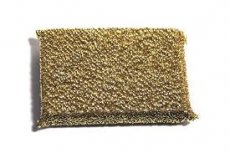 Sponge Luxus Gl�nzerkissen gold