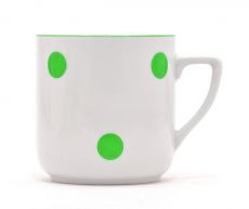 Kaffeebecher PETKA 0.40l gr�ne Punkte