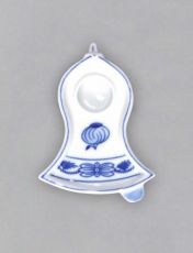 Zwiebelmuster Kerzenleuchter flach - Glocke 8,7cm - Original Bohemia Porzellan aus Dubi