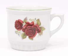 Jumbotasse Bauerntopf rote Rosen