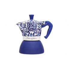 Bialetti Moka Express Induktion Dolce & Gabbana Blu Mediterraneo - 4 Tassen