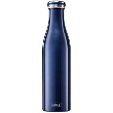 Lurch Isolierflasche Edelstahl 0,75l - blau-metallic