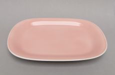 Lilien-Porzellan Daisy Servierplatte oval Lachsrosa - in 2 Gr��en