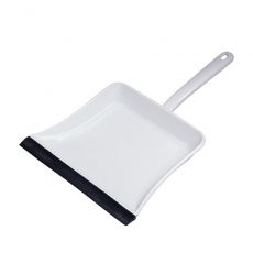 Riess Classic Wei� Staubschaufel mit Gummilippe