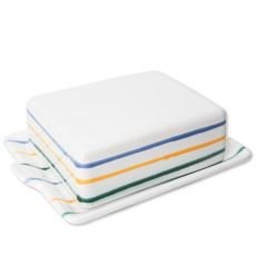 Gmundner Keramik Buntgeflammt Butterdose (250g)