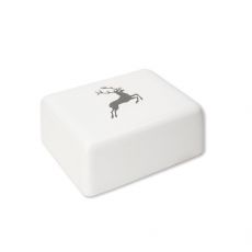 Gmundner Keramik Grauer Hirsch Oberteil Butterdose glatt klein (125g)