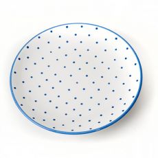 Gmundner Keramik Tupferl Blau Dessertteller Cup (� 20cm)