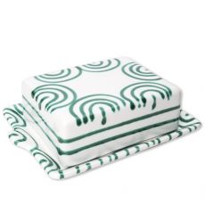 Gmundner Keramik Gr�ngeflammt Butterdose gro� (250g)