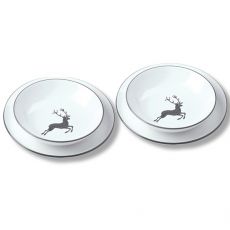 Gmundner Keramik Grauer Hirsch Dinner f�r zwei Cup - Geschenkset