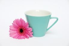Lilien-Porzellan Daisy Kaffeetasse hoch 18 Aquamarin