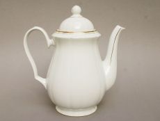 Goldrand Kaffeekanne mit Deckel