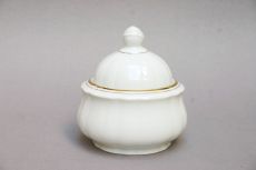 Goldrand Zuckerdose mit Deckel