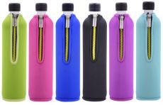 Doras Trinkflasche Glas 0,5l Basics - in 6 Farben