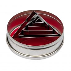 St�dter Ausstecher Dreiecke Set, 6-teilig