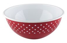 Riess P�nktchen rot Obst- und Salatsch�ssel - in 2 Gr��en