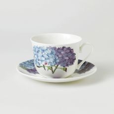 Roy Kirkham Jumbotasse + Untertasse HYDRANGEA