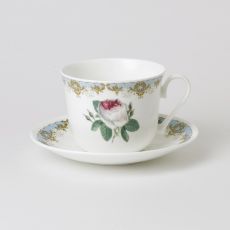 Roy Kirkham Jumbotasse + Untertasse VINTAGE ROSES
