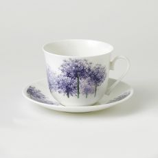 Roy Kirkham Jumbotasse + Untertasse ALLIUMS