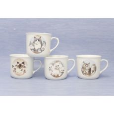 Kochtopf Jumbotasse Varak Katzen 650ml - 4 St�ck