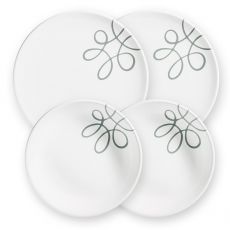 Gmundner Keramik Pur Geflammt grau Dinner f�r 2 Classic - Geschenkset