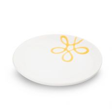 Gmundner Keramik Pur Geflammt gelb Unterteller Kaffee Cup (� 15cm)