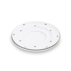 Gmundner Keramik Herzerl Grau Unterteller Espresso Gourmet (� 11cm)