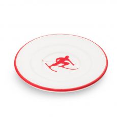 Gmundner Keramik Rubinroter Toni Unterteller Espresso Gourmet (� 11cm)
