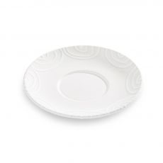 Gmundner Keramik Wei�geflammt Unterteller Teetasse Maxima (� 18cm)