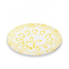 Gmundner Keramik Gelbgeflammt Speiseteller Cup (� 28cm)