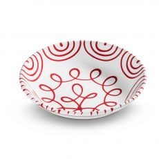 Gmundner Keramik Rotgeflammt Suppenteller Cup (� 20cm)