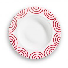 Gmundner Keramik Rotgeflammt Suppenteller Gourmet (� 24cm)