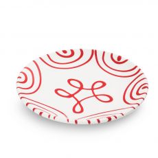 Gmundner Keramik Rotgeflammt Unterteller Kaffee Cup (� 15cm)