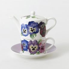 Roy Kirkham Tea for One Set PANSIES