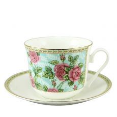 Roy Kirkham Jumbotasse + Untertasse Classic Collection ROSE