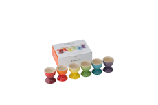 Le Creuset Rainbow Collection Eierbecher 6er - Geschenkset