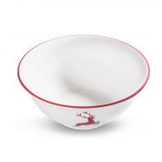 Gmundner Keramik Bordeauxroter Hirsch Salatsch�ssel (� 26cm)