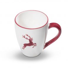 Gmundner Keramik Bordeauxroter Hirsch Fr�hst�cksbecher Max (0,3l)