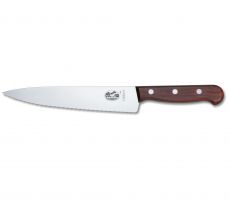 Victorinox Wood Tranchiermesser Wellenschliff 19cm