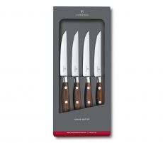 Victorinox Grand Ma�tre Wood Steakmesser-Set 4-teilig 12cm