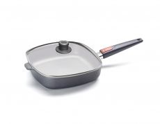 WOLL Titanium Nowo Induction Profi-Gusspfanne viereckig 26cm mit Glasdeckel INDUKTION