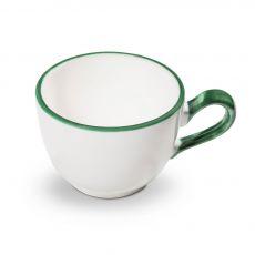 Gmundner Keramik Gr�ner Rand Kaffeetasse Cup (0,19L)