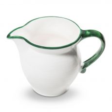 Gmundner Keramik Gr�ner Rand Milchgie�er glatt Cup (0,3L)