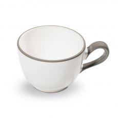 Gmundner Keramik Grauer Rand Kaffeetasse Cup (0,19L)