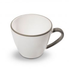 Gmundner Keramik Grauer Rand Kaffeetasse Gourmet (0,2L)