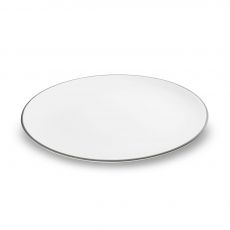 Gmundner Keramik Grauer Rand Platte oval 33x26cm
