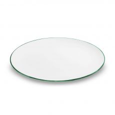 Gmundner Keramik Gr�ner Rand Platte oval 33x26cm