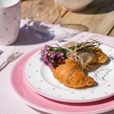 Gmundner Keramik Variation Rosa Dessertteller Gourmet 22cm