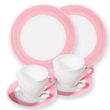 Gmundner Keramik Variation Rosa Fr�hst�ck f�r Zwei Set